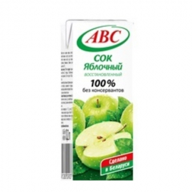 Сок  Зеленое яблоко 100% 0,2 л. 